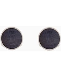 Giorgio Armani - Sterling And Mother Of Pearl Round Cufflinks - Lyst