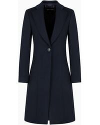 Giorgio Armani - Pure Cashmere Single-Breasted Coat - Lyst
