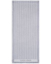 Giorgio Armani - Jacquard Virgin-Wool Scarf - Lyst
