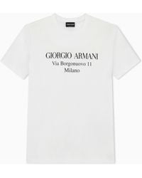 Giorgio Armani - Jersey T-Shirt - Lyst