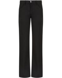 Giorgio Armani - Five-Pocket, Regular-Fit, Virgin-Wool Trousers - Lyst