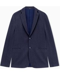 Giorgio Armani - Single-Breasted Jacket - Lyst