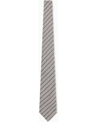 Giorgio Armani - Pure Silk Diagonal-Striped Tie X Kith - Lyst
