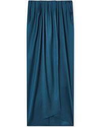 Giorgio Armani - Long Silk Wrap Skirt - Lyst