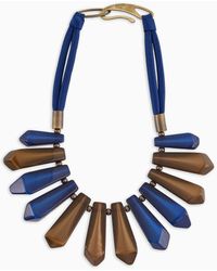 Giorgio Armani - Choker Necklace With Geometric Components - Lyst