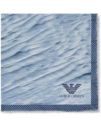 Giorgio Armani - X Kith Modal And Cashmere Stole With Dune Print - Lyst