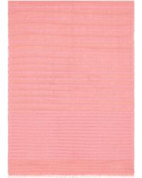 Giorgio Armani - Jacquard Striped Linen And Cotton Stole - Lyst