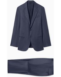 Giorgio Armani - Soho Line Denim-Look Wool Single-Breasted Suit - Lyst