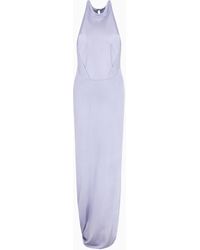 Giorgio Armani - Long Viscose-Jersey Dress - Lyst
