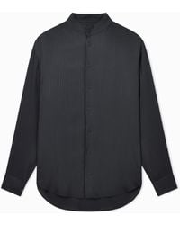 Giorgio Armani - Silk And Viscose Blend Creponne Shirt - Lyst
