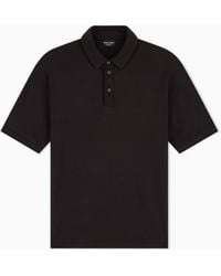 Giorgio Armani - Polo Shirt Cashmere Pure Interlock - Lyst