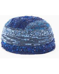 Giorgio Armani - Embroidered Tulle Cap - Lyst