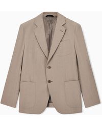 Giorgio Armani - Upton Line Single-Breasted Jacket - Lyst