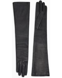 Giorgio Armani - Long Nappa-Leather Gloves - Lyst