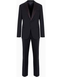 Giorgio Armani - Pure Wool Half-canvassed Slim-fit Tuxedo From The Icon Soho Line - Lyst
