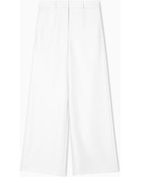 Giorgio Armani - Cashmere Trousers With A Wide Leg And Silk Lining Icon - Lyst