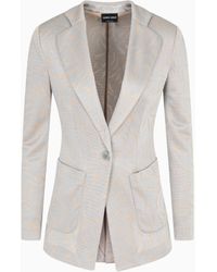 Giorgio Armani - Single-Breasted Jacket - Lyst