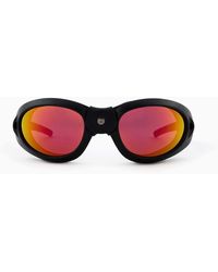 Giorgio Armani - Oval Sunglasses - Lyst