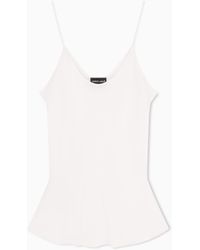 Giorgio Armani - Silk Charmeuse Top - Lyst