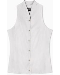 Giorgio Armani - Sleeveless Top - Lyst