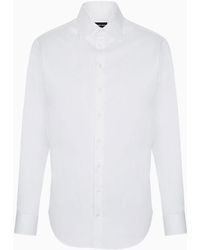 Giorgio Armani - Classic Cotton Shirt - Lyst