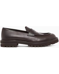 Giorgio Armani - Nappa Leather Loafers - Lyst