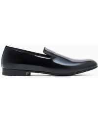 Giorgio Armani - Patent Leather Loafers - Lyst