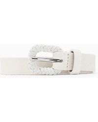 Giorgio Armani - Suede Belt With Buckle - Lyst