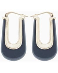 Giorgio Armani - Metal And Resin Earrings - Lyst