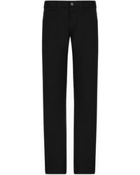 Giorgio Armani - Regular-Fit, Five-Pocket Trousers - Lyst