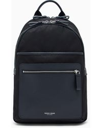 Giorgio Armani - Rucksack Aus Recyceltem Nylon Und Genarbtem Leder Asv - Lyst