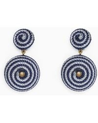 Giorgio Armani - Earrings With Circular Pendant - Lyst