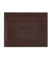 Giorgio Armani - X Kith Leather Card Holder - Lyst