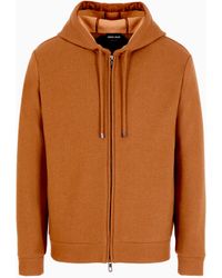 Giorgio Armani - Vicuña Sweatshirt With Hood - Lyst