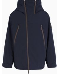 Giorgio Armani - Neve Giacca Da Sci Con Cappuccio - Lyst