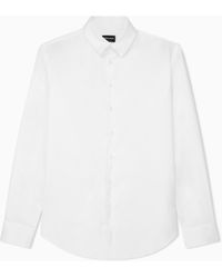 Giorgio Armani - Cotton Twill Shirt - Lyst