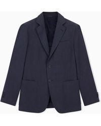 Giorgio Armani - Upton Line Single-Breasted Jacket - Lyst