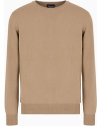 Giorgio Armani - Rundhalspullover Aus Kaschmir - Lyst