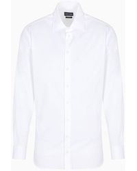 Giorgio Armani - Camicia Regular Fit In Cotone Luxury - Lyst