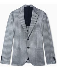 Giorgio Armani - Asv Upton Line Single-Breasted Jacket - Lyst