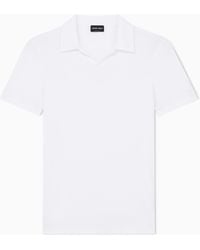 Giorgio Armani - Stretch Polo - Lyst
