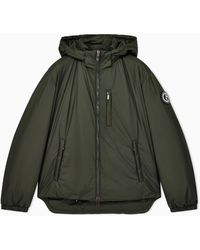 Giorgio Armani - Hooded Blouson With Goose-Down Padding Asv - Lyst