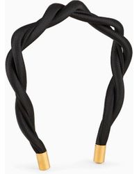 Giorgio Armani - Twisted Fabric Headband - Lyst