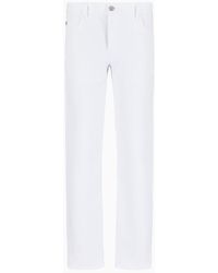 Giorgio Armani - 5-pocket, Regular-fit Trousers In Linen And Cotton - Lyst