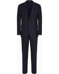 Giorgio Armani - Single-Breasted, Water-Repellent Wool Suit From The Soft Line - Lyst