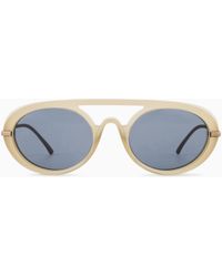 Giorgio Armani - Oval Sunglasses - Lyst