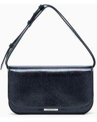 Giorgio Armani - Patent Leather Clutch Bag With Shoulder Strap - Lyst