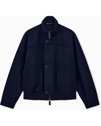 Giorgio Armani - Blouson Jacket Regular Fit - Lyst