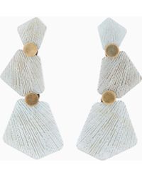 Giorgio Armani - Resin And Metal Earrings - Lyst