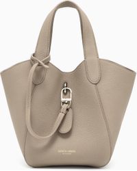 Giorgio Armani - Pebbled Bag Handbag With A Removable Inner Pouch - Lyst